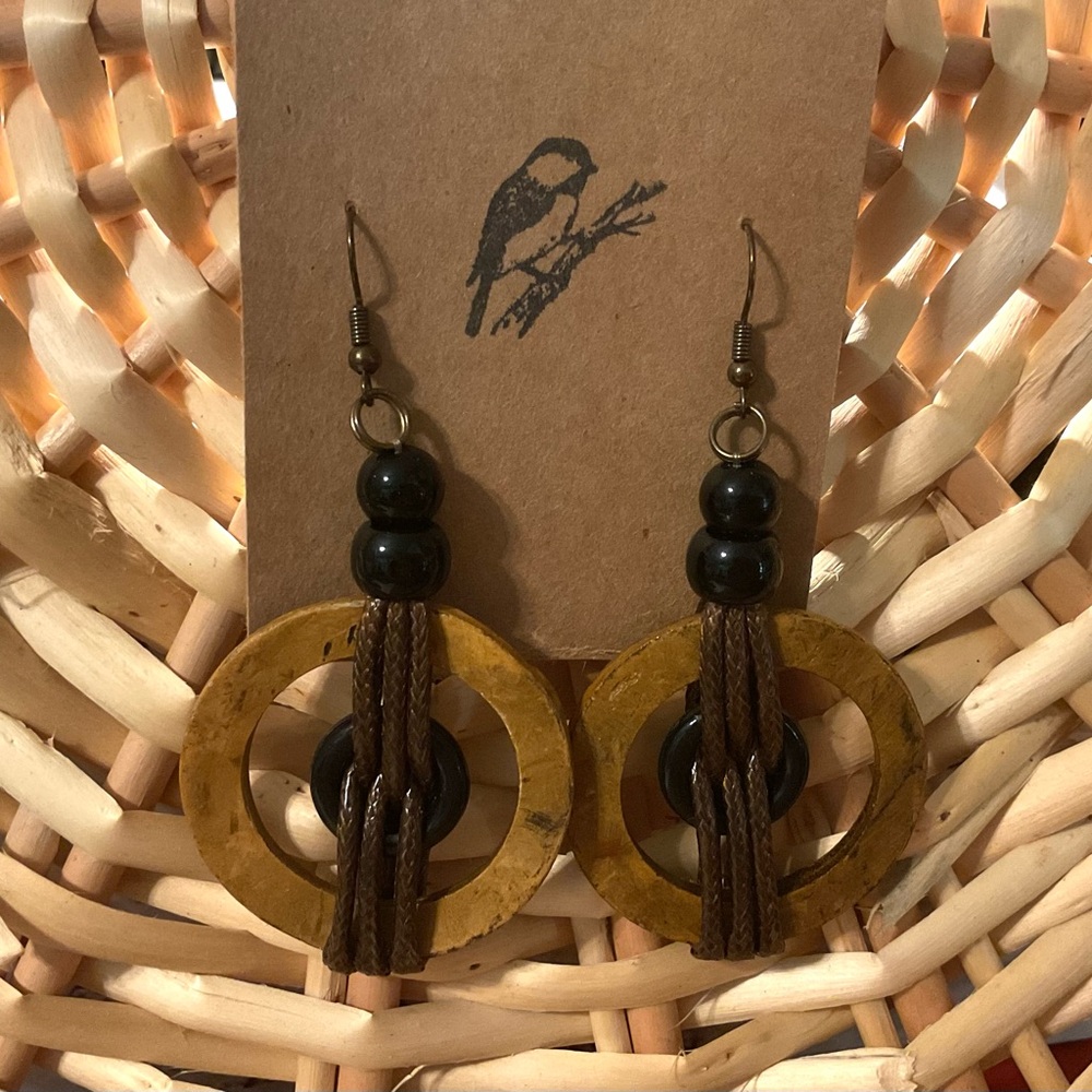 Black and brown Earrings